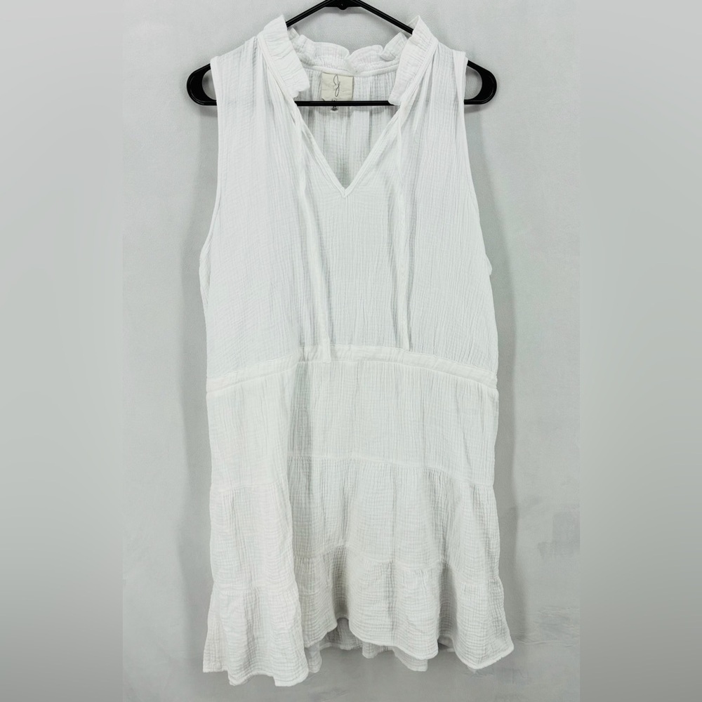 Joie White Sleeveless Mini Dress